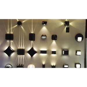 Applique murale moderne en alliage d'aluminium, lumière blanc chaud 3500K, E26 AC 220V, éclairage pour la maison et le bureau - Product Image 2