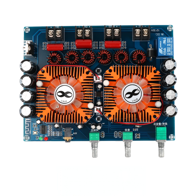 TDA7498ETR Super Blue Tooth Digital Amplifier Board 160W*2 Dual Channel Stage Speaker Dedicated DIY