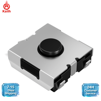 Microinterruptor de Botón Pulsador Sellado Kailh IP67, Táctil, Impermeable, 6x6mm, SMT, para Periféricos de Computadora y Juguetes Electrónicos de Alta Gama
