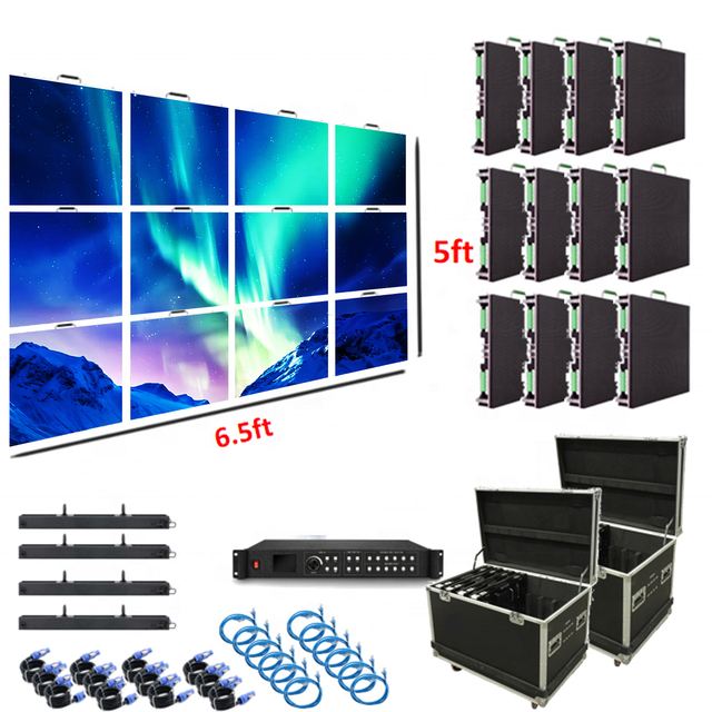 Rental Stage LED Screen Concert Indoor/Outdoor Use IP65 Waterproof 3-Year Warranty P3.91 Pixel Pitch 500x500mm 8K Resolution