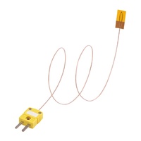 Fil de mesure de température de haute précision Thermocouple de type K auto-adhésif monté en surface