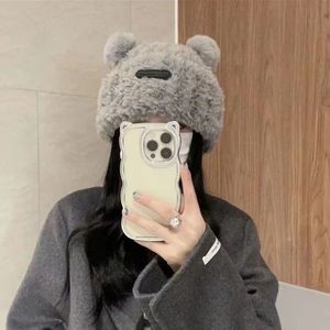 Gorro de Punto con Orejas de Oso de <span class=keywords><strong>Amazon</strong></span>, Nuevo Gorro de Lana Suave y Cálido para <span class=keywords><strong>Mujer</strong></span>, Gorro de Lana para Otoño e <span class=keywords><strong>Invierno</strong></span> - Product Image 4