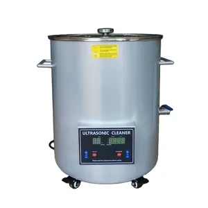 Large 90L Capacity Barrel Digital Controlled Cylinder Sieve Ultrasonic Cleaner