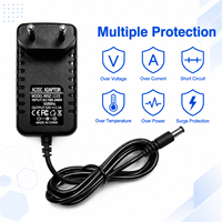 Adaptateur secteur AC/DC 12V 2.5A fiable, vente en gros personnalisée, prise EU 5.5x2.5mm, chargeur mural 30W pour commutateur réseau