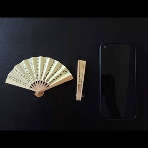 <span class=keywords><strong>Mini</strong></span> Xách Tay Chất Lượng Cao Trung Quốc Làm Bằng Tay Tùy Chỉnh In Trẻ Em Dễ Thương Tre Quạt Tay - Product Image 2