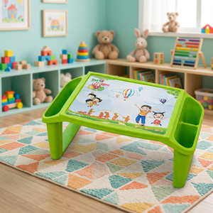 Table pour enfants en plastique PP, multifonctionnelle, moderne, légère, durable, facile à déplacer, non toxique, écologique, chambre à coucher, maison, bureau - Product Image 2