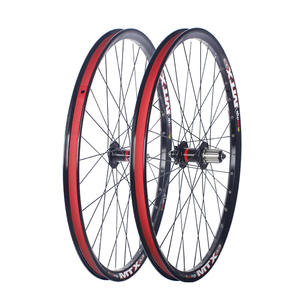 Jeu de roues de vélo Sunring MTX33 26 27,5 29 pouces 32H Frein à disque Acier Boîtier de roue haute résistance - Product Image 4