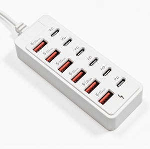 12-Port <strong>USB</strong> <strong>Charging</strong> <strong>Station</strong> for Low-Power Devices Smart Multi-Port <strong>USB</strong> Charger Hub for Smartwatches &amp; Headphones CE Certified - Product Image 5