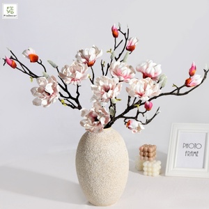 Nuovo Fiore di Magnolia Artificiale in Stile Cinese da 70cm per Decorazione di Casa, Tavola da Pranzo e Centri Commerciali, Fiore Bianco in EVA, Nuova Collezione - Product Image 4