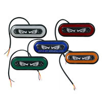 Prix d'usine, vente chaude : Feux clignotants LED de type « œil démoniaque » pour grille de camion 12V-24V, feux d'avertissement LED pour voiture
