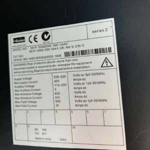591P-53350042-A00-U4A0 DC590+ ซีรีส์ 500A ไดรฟ์ควบคุมเวกเตอร์แบบ 2 ควอดแรนท์ ดิจิตอล 220-500V 3 เฟส 3000W สำหรับควบคุมความเร็วมอเตอร์ - Product Image 1