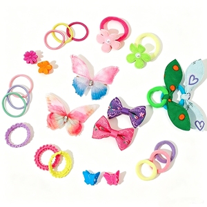New Multiple Models Bowknot Flower Butterfly Hair Accessories Combinations <b>Sweet</b> Series Girl's Hair Accessories Fashion Jewelry - Product Image 6