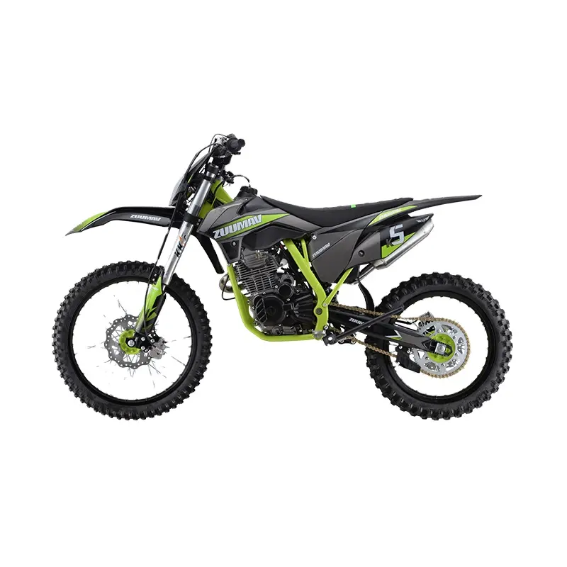 Vente directe d'usine Monocylindre Moto Bike ZUUMAV 250CC Dirt Bike Refroidi par air Dirt Racing Bike Moto tout-terrain