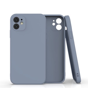 Fundas de Silicona para <span class=keywords><strong>iPhone</strong></span> 15 Pro Max, 17 Air, 16e Plus, 14, 11, 12, 13, <span class=keywords><strong>Funda</strong></span> Protectora de TPU Suave, Color Mate, Antigolpes, para Teléfono Móvil - Product Image 3