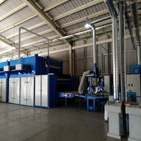HongYi-2 ans de garantie Machine de fabrication de matelas et de sofa Machine Airlaid pour ligne de production de collage thermique en feutre de déchets