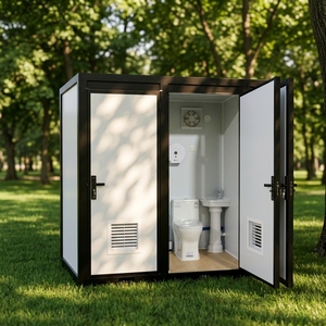 Baños Portátiles para Eventos a Bajo <span class=keywords><strong>Precio</strong></span>, Remolques de Baños Portátiles para Exteriores con Aire Acondicionado, Lavamanos y Tanque de Aguas Residuales - Product Image 1