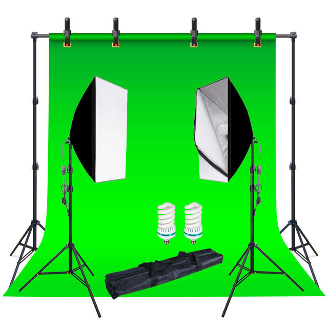 Photography Background Lighting System Seamless Studio Setup