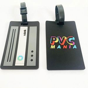 Etiqueta de Equipaje de Silicona Suave 3D Personalizada OEM de Alta Calidad 2022, Etiqueta de Goma para Bolsa, Etiqueta de PVC para Equipaje - Product Image 5