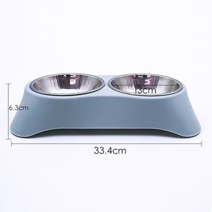 Vente flash : grand bol en acier inoxydable pour nourriture et eau pour chiens et chats, antidérapant, détachable, fournitures d'alimentation pour animaux de compagnie, base durable anti-déversement - Product Image 2