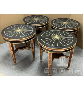 Wholesale Italian Style <b>Coffee</b> <b>Table</b> Glam Wood Construction Round <b>Coffee</b> <b>Tables</b> <b>Set</b> Glam <b>Coffee</b> <b>Table</b> - Product Image 1