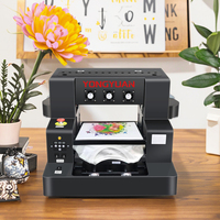 Nueva Impresora de Inyección de Tinta A3 DTF y DTG Actualizada, Impresión Digital Semiautomática de Camisetas con Cabezal de Impresión XP600, Tinta CMYK, Garantía de 6 Meses