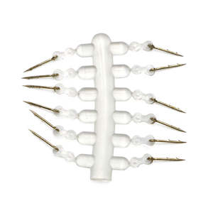 Selco metallo esca Spike Carp esca esca da pesca pungiglione Boilie Pin con gomma trasparente mais Ronnie capelli Rig acciaio pungiglione con SILICONE - Product Image 6