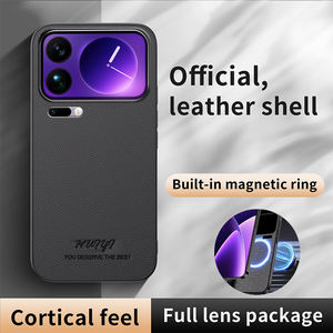 <span class=keywords><strong>Coque</strong></span> de téléphone en TPU soyeux à grain de litchi pour <span class=keywords><strong>Xiaomi</strong></span> 17 Pro Max 15 15T 15S ULTRA 14 PRO 13 12 12S <span class=keywords><strong>Coque</strong></span> arrière souple magnétique - Product Image 1