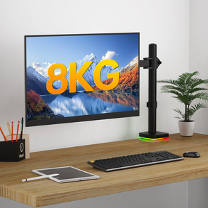 ขาตั้งจอภาพ KHCOOHOO Gas Spring RGB ขนาด 32 นิ้ว ปรับระดับได้ พร้อมพอร์ต USB ในตัว รองรับมาตรฐาน VESA สำหรับติดตั้งบนโต๊ะทำงาน ใหม่ เหมาะสำหรับใช้ที่บ้าน สำนักงาน และเล่นเกม - Product Image 3