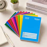 Cahier d'exercices scolaire personnalisé, agrafé, lignage anglais, couverture personnalisée, fabricant de cahiers d'écriture pour étudiants