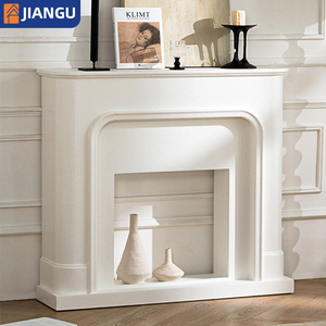 Mobile TV Moderno Europeo/Americano con Caminetto Elettrico Integrato in MDF, Mobile Decorativo con <span class=keywords><strong>Simulazione</strong></span> Legno - Product Image 2