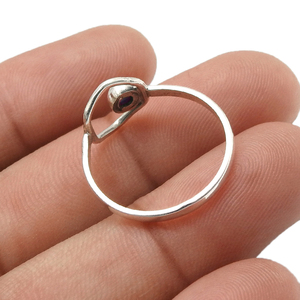 Anillos de rubí hechos a mano con piedra natal de Julio auténtica, anillos de plata de ley 925 de moda fina, joyería hecha a mano de lujo para ella a granel - Product Image 4