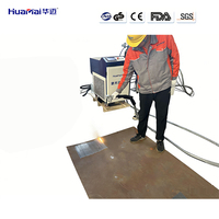 Nouvelle machine de décapage automatique au laser à fibre 3000W, portable, haute sécurité, outil de décapage de la rouille pour l'acier inoxydable et les métaux