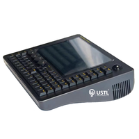 Controlador de iluminación de consola DMX con pantalla táctil de comando móvil Q0 de alta calidad, Software MA Compatible para eventos de escenario