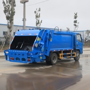 Camion compacteur de déchets à chargement arrière 5CBM 4x2 pour usine - Product Image 4