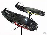 Surfon-S Style Sportif 64 km/h Planche de Surf à Moteur Jet en Fibre de Carbone Alimentée à l'Essence avec ECU de Cartographie et Minuterie Automatique