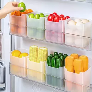 All'ingrosso scatole di immagazzinaggio frigorifero cucina frutta verdura fresca-scatola di conservazione <span class=keywords><strong>frigo</strong></span> porta laterale contenitore Organizer <span class=keywords><strong>accessori</strong></span> - Product Image 1