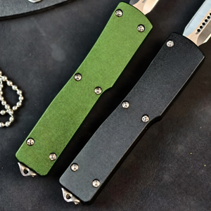 Mini Coltello Pieghevole in Acciaio D2 con Manico in Alluminio e Fodero Kydex, Coltello Tascabile Tattico EDC, Strumento per Campeggio e Sopravvivenza, Regalo - Product Image 4