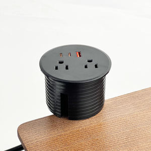 <span class=keywords><strong>Enchufe</strong></span> de Extensión Oculto para Mesa de Cocina, Cargador Integrado para Escritorio con 2 Tomas de Corriente Alterna, 3 Puertos USB, NFC, <span class=keywords><strong>Enchufe</strong></span> Empotrado para Escritorio - Product Image 1