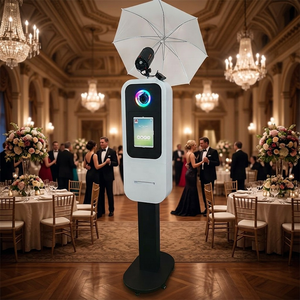 Machine de photomaton numérique pour partage instantané sur les réseaux sociaux, compatible iPad et appareil <span class=keywords><strong>photo</strong></span> reflex numérique, pour mariages et fêtes d'anniversaire - Product Image 2