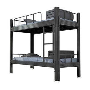 Factory double bunk katil 2 tingkat pengukuran tempat tidur tidur 2 susun stackable dan student split metal bed - Product Image 1