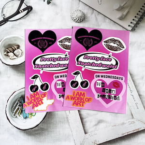 מדבקות ויניל עמידות למים עם לוגו בהתאמה אישית, עיצוב מצויר, דקורטיביות, חיתוך נשיקה, מדבקות בהתאמה אישית - Product Image 3