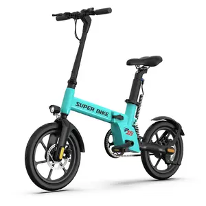 ヨーロッパの倉庫在庫eバイク16インチ350w500w600wポータブル電動自転車折りたたみ式電動自転車Angelol工場から