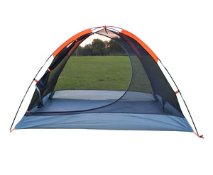 Tente de <span class=keywords><strong>camping</strong></span> imperméable pour deux personnes, tissu polyester Ripstop 210T, double couche, poteaux en fibre de verre - Product Image 4