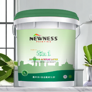 Recubrimiento líquido de pintura de pared <span class=keywords><strong>interior</strong></span> acrílica nacional para emulsión de agua lavable para aplicación de recubrimiento - Product Image 5