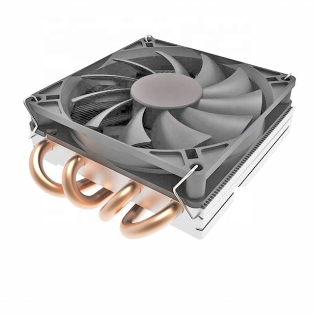 New Selling Ultra Thin CPU Fan Cooling Radiator Temperature Control Computer Mini 12V 4Pin PWM Chassis Quiet PC Black Heatsink