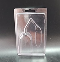 Boîte à clapet transparente en PVC personnalisable Emballage en plastique PET pour Spinner Bait Lure Fishing avec carte d'insertion