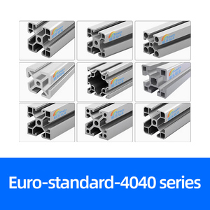 4040 4060 4080 Profil en alliage d'<span class=keywords><strong>aluminium</strong></span> Encadrement modulaire Assemblage facile Services de tubes carrés d'angle extrudé industriel - Product Image 5