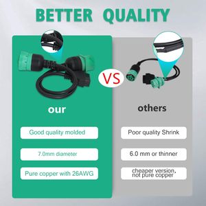 J1939 9针至OBD 2公适配器电缆，用于电子机器应用 - Product Image 2