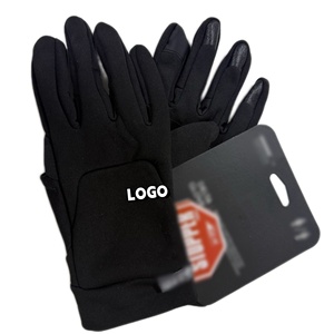 <span class=keywords><strong>Gants</strong></span> de course à pied, de vélo et de cyclisme en gel de silicone antidérapant personnalisé, doublure en <span class=keywords><strong>polaire</strong></span> thermique d'hiver - Product Image 2
