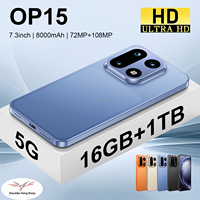 Smartphone OnePlus 15 16G+1TB Android 15 5G avec reconnaissance d'image IA, écran perforé, téléphone portable plein écran, approvisionnement direct usine